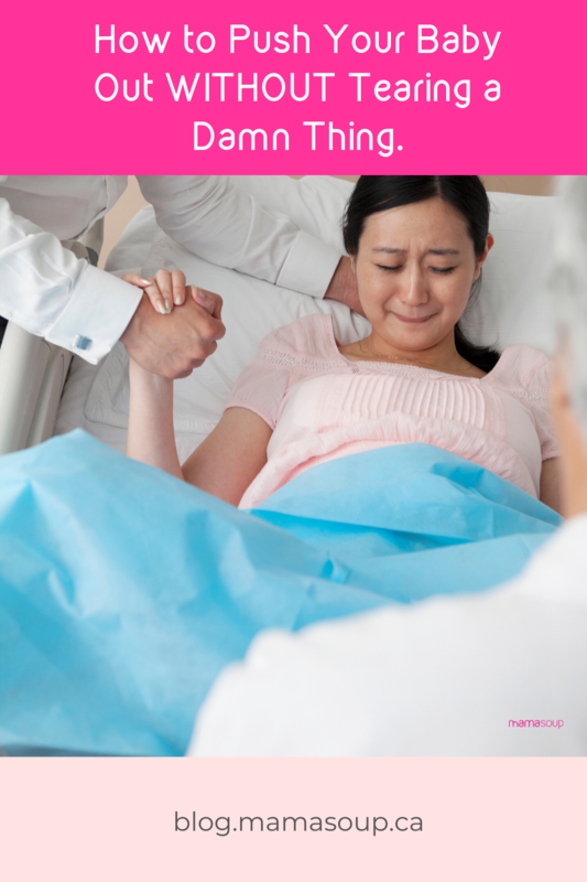 how to push out your baby during birth and avoid tearing and episiotomy