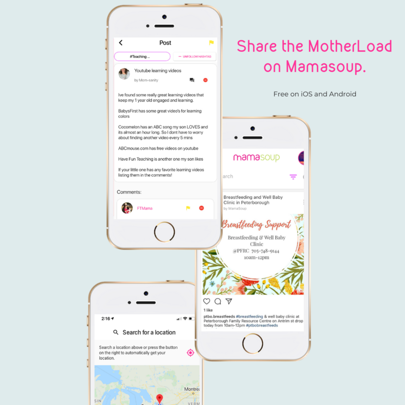 About the Mamasoup app for moms