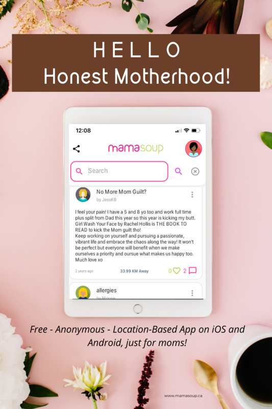 An app for moms that encourages support and honest needed in motherhood