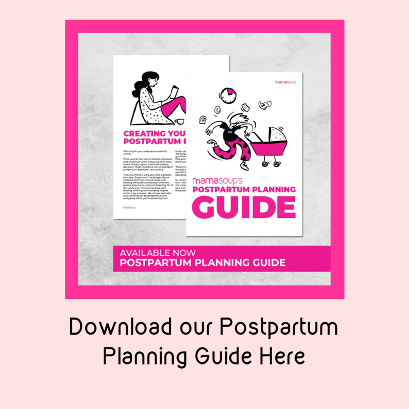 A downloadable guide to help you plan for your postpartum recovery