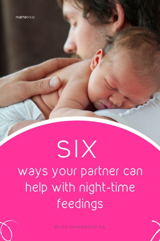 Things a partner can do to help with night-feedings