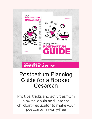 how to plan your postnatal recovery from a caesarean