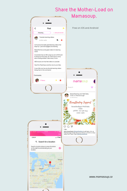 An app that connects you to moms, support and businesses in your community to share the Mother-Load